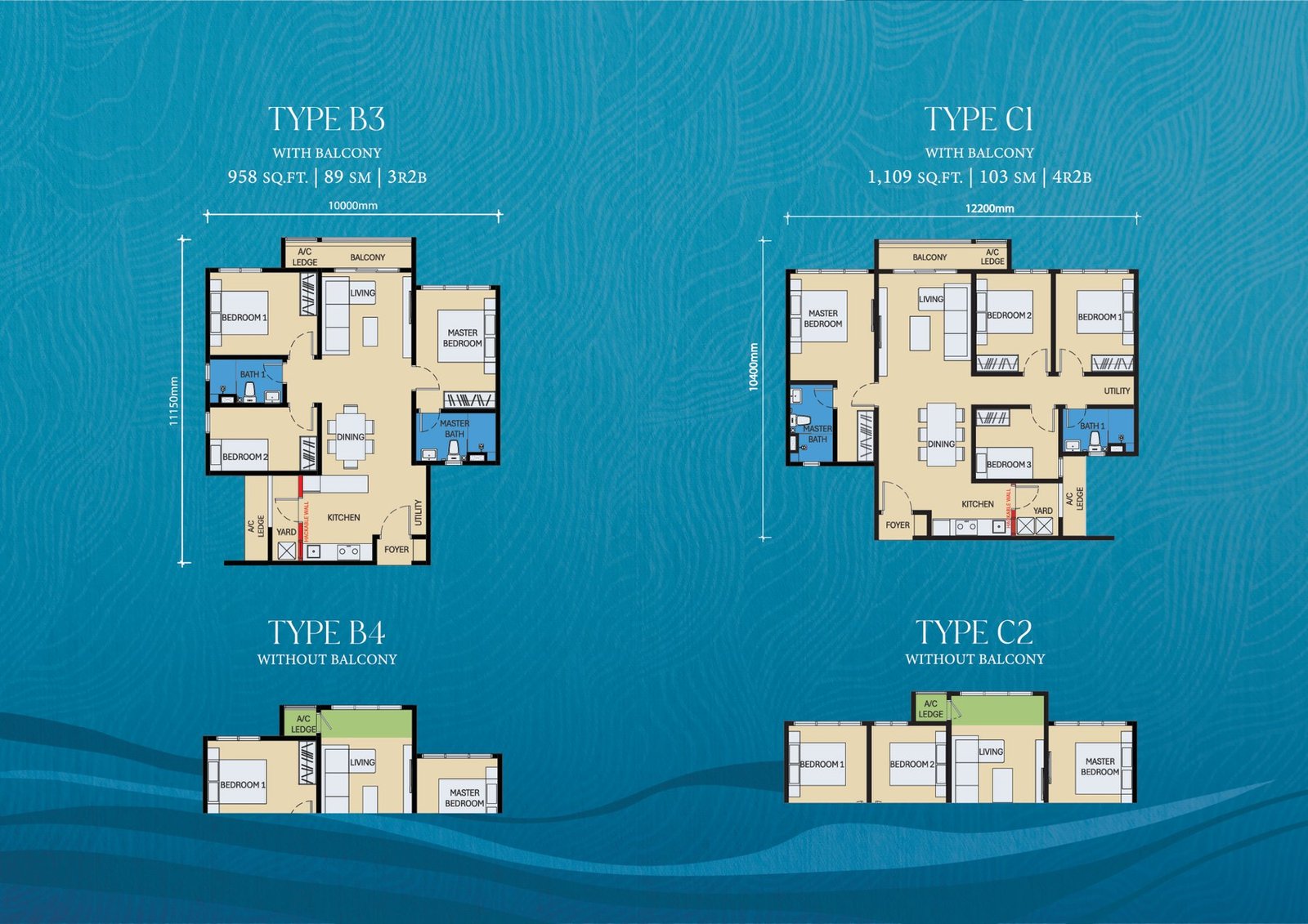 Type C floor plan